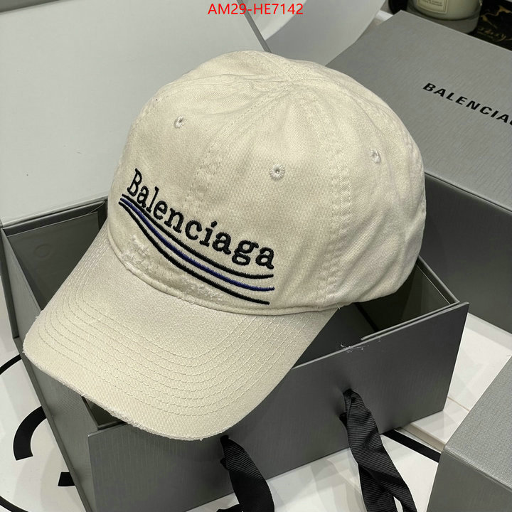 Cap (Hat)-Balenciaga,2023 perfect replica designer ID: HE7142,$: 29USD