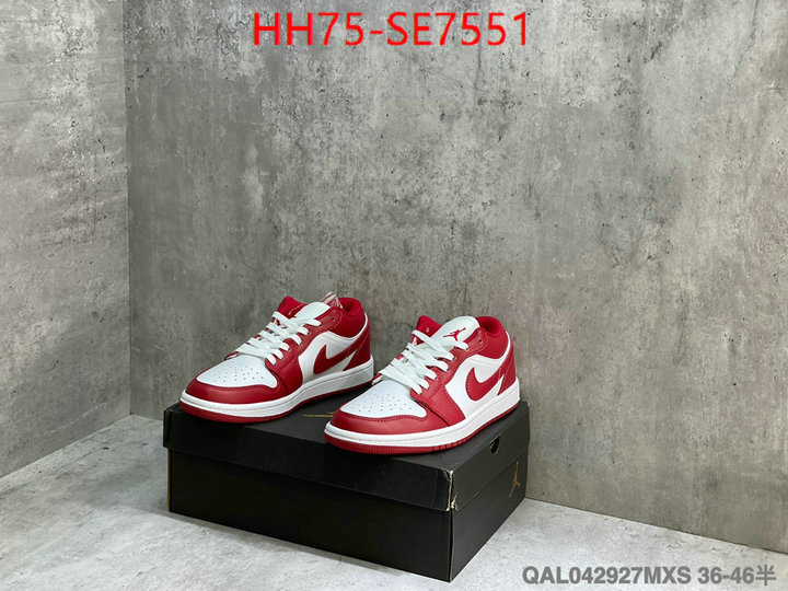 Men Shoes-Air Jordan,replica 2023 perfect luxury ID: SE7551,$: 75USD