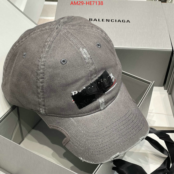 Cap (Hat)-Balenciaga,replica every designer ID: HE7138,$: 29USD