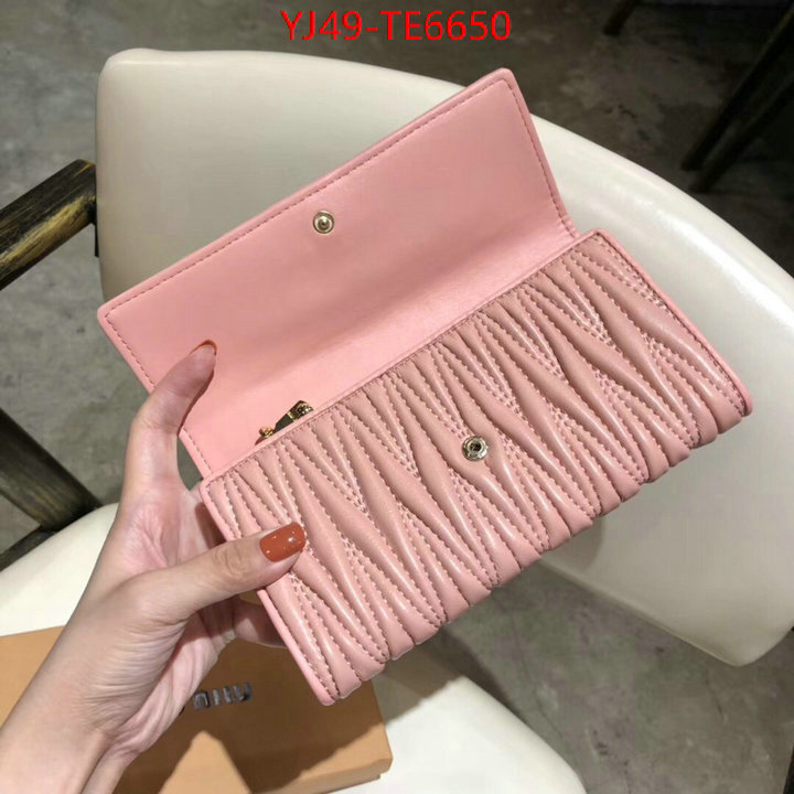 Miu Miu Bags(4A)-Wallet,best ID: TE6650,$: 49USD