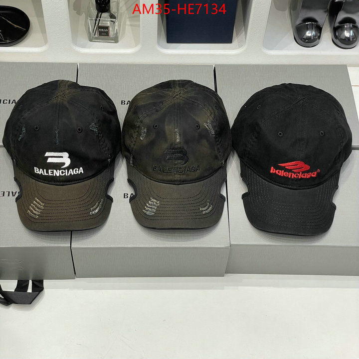 Cap (Hat)-Balenciaga,replcia cheap from china ID: HE7134,$: 35USD