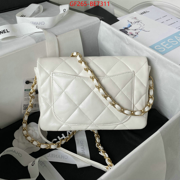 Chanel Bags(TOP)-Diagonal-,wholesale replica shop ID: BE7311,$: 265USD