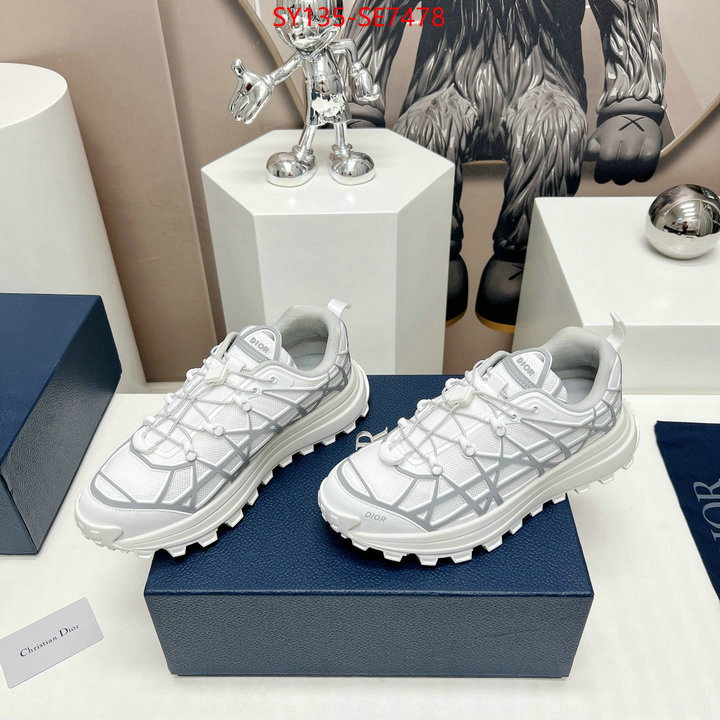 Women Shoes-Dior,the top ultimate knockoff ID: SE7478,$: 135USD