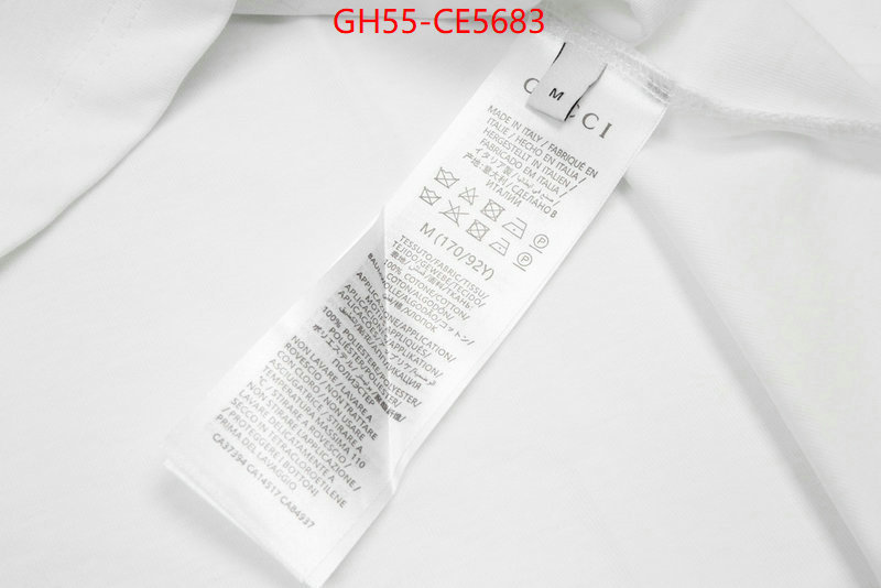 Clothing-Gucci,where could you find a great quality designer ID: CE5683,$: 55USD