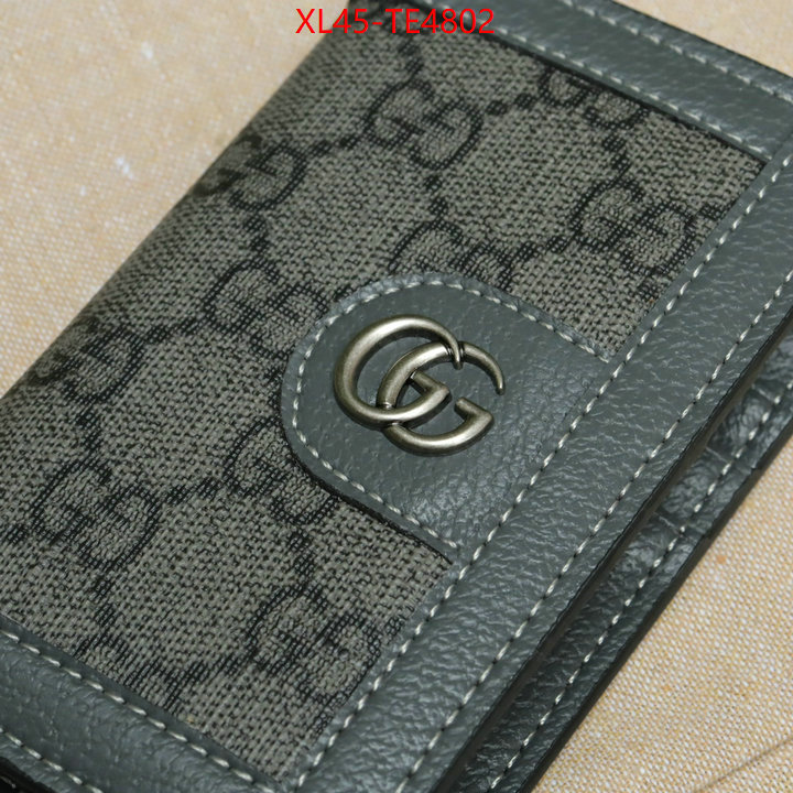 Gucci Bags(4A)-Wallet-,counter quality ID: TE4802,$: 45USD