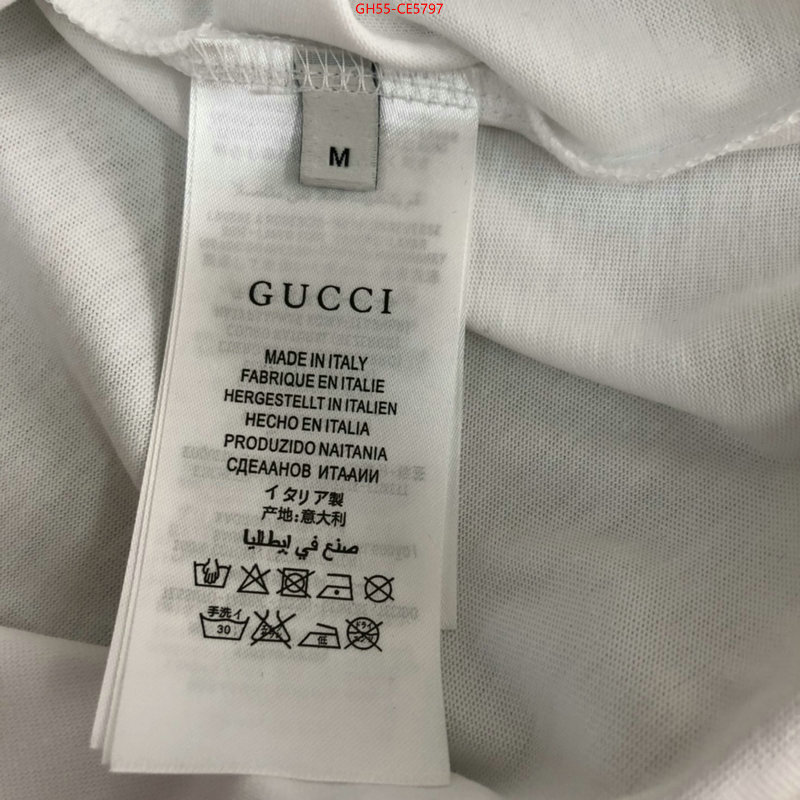 Clothing-Gucci,luxury ID: CE5797,$: 55USD