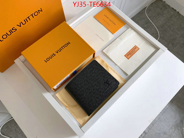 LV Bags(4A)-Wallet,cheap replica designer ID: TE6634,$: 35USD