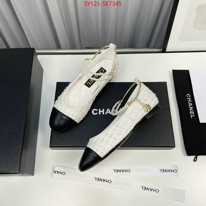 Women Shoes-Chanel,replica 1:1 ID: SE7345,$: 125USD