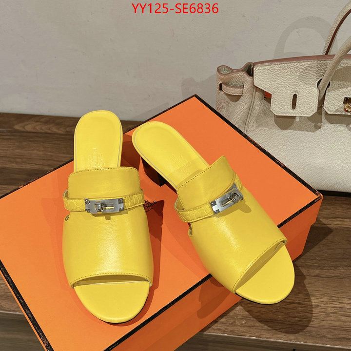 Women Shoes-Hermes,high quality designer replica ID: SE6836,$: 125USD