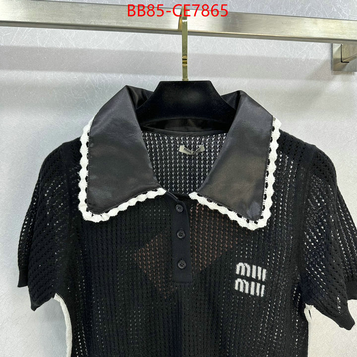 Clothing-MIU MIU,1:1 clone ID: CE7865,$: 85USD