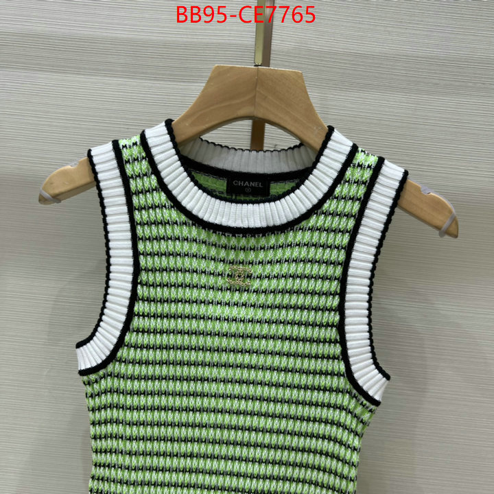 Clothing-Chanel,designer ID: CE7765,$: 95USD