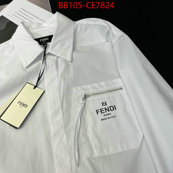 Clothing-Fendi,replica shop ID: CE7824,$: 105USD