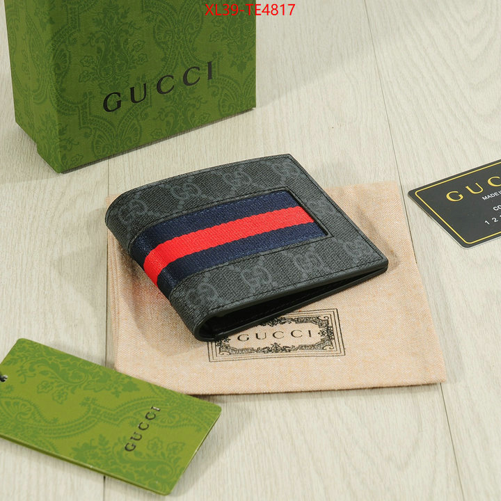 Gucci Bags(4A)-Wallet-,replicas buy special ID: TE4817,$: 39USD