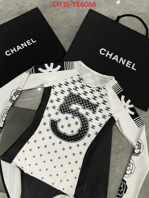 Swimsuit-Chanel,where to buy ID: YE6068,$: 35USD