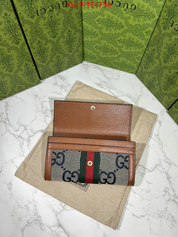 Gucci Bags(4A)-Wallet-,is it ok to buy ID: TE4794,$: 49USD