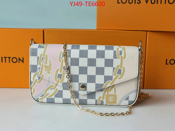 LV Bags(4A)-Wallet,how to find replica shop ID: TE6600,$: 49USD