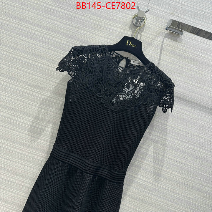 Clothing-Dior,top perfect fake ID: CE7802,$: 145USD