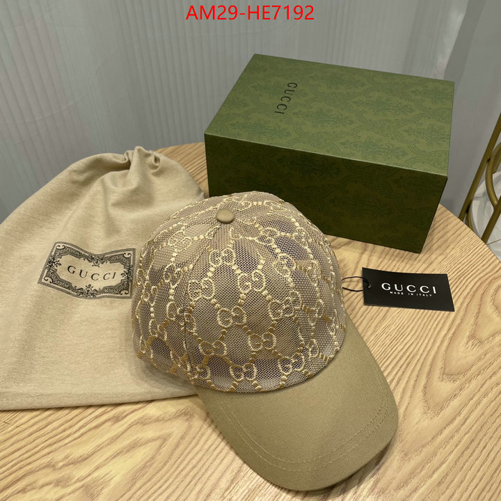 Cap (Hat)-Gucci,the best ID: HE7192,$: 29USD