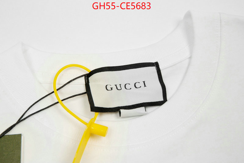 Clothing-Gucci,where could you find a great quality designer ID: CE5683,$: 55USD