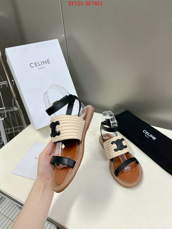 Women Shoes-CELINE,high quality ID: SE7451,$: 125USD