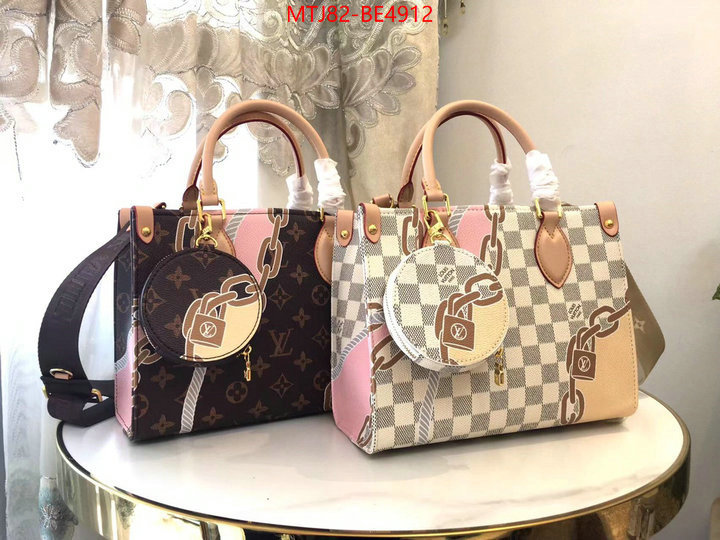 LV Bags(4A)-Handbag Collection-,aaaaa+ replica ID: BE4912,$: 82USD
