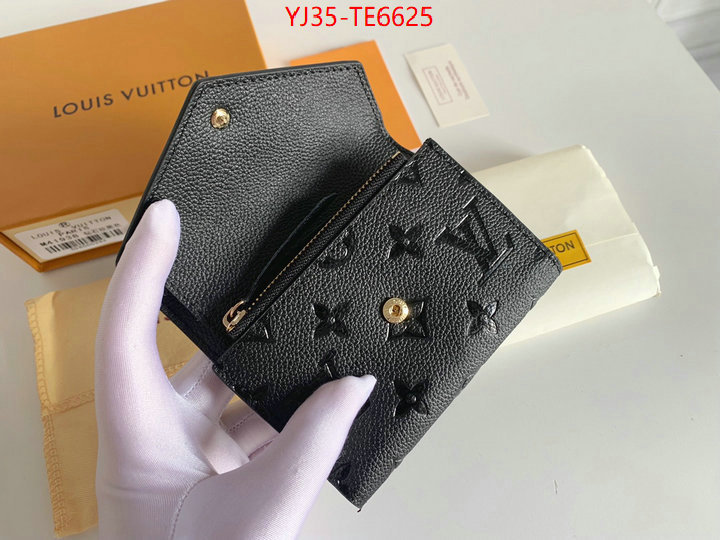 LV Bags(4A)-Wallet,highest quality replica ID: TE6625,$: 35USD