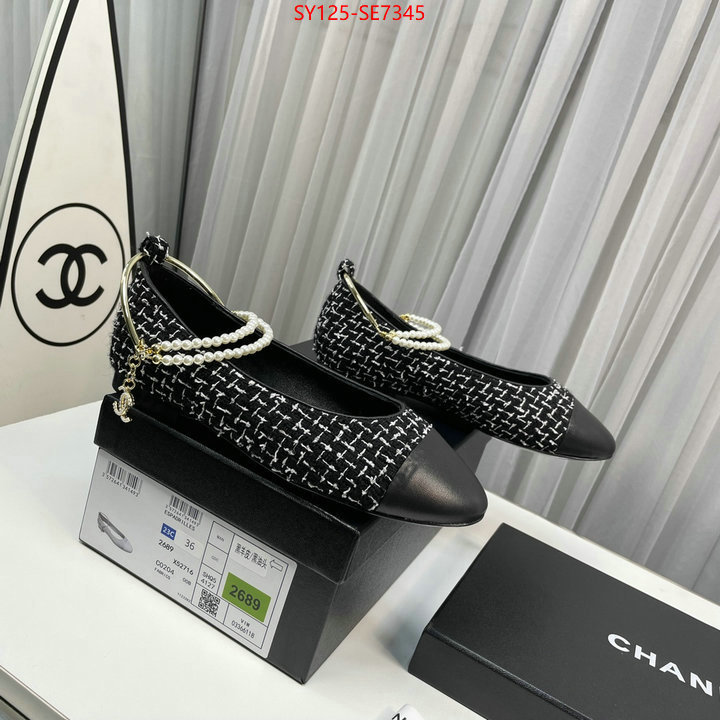 Women Shoes-Chanel,replica 1:1 ID: SE7345,$: 125USD