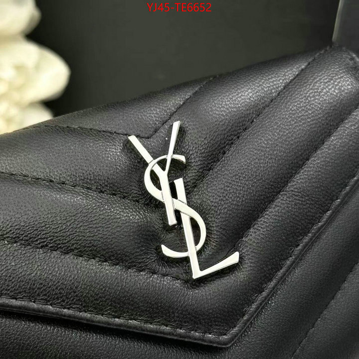 YSL Bag(4A)-Wallet-,replica for cheap ID: TE6652,$: 45USD