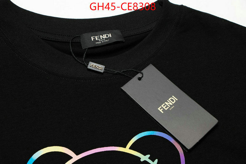 Clothing-Fendi,luxury ID: CE8308,$: 45USD