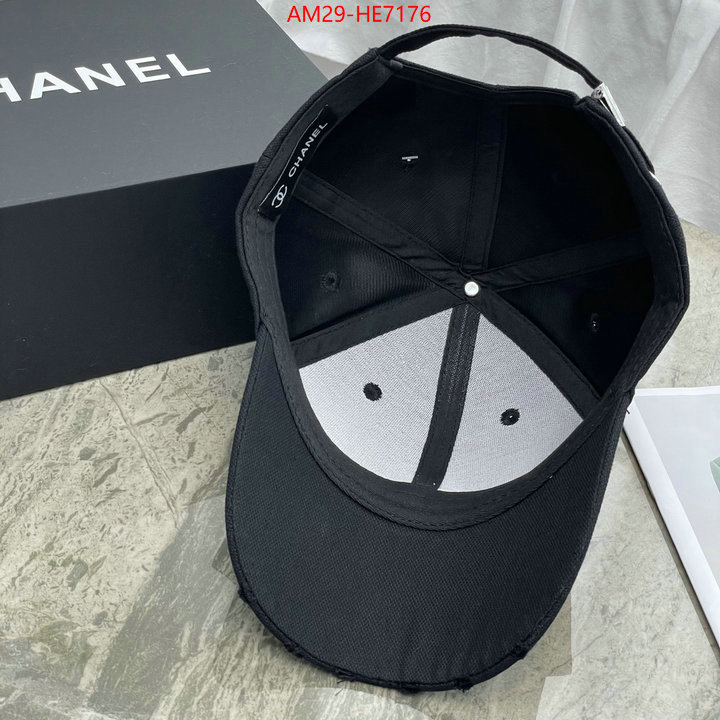 Cap (Hat)-Chanel,mirror copy luxury ID: HE7176,$: 29USD