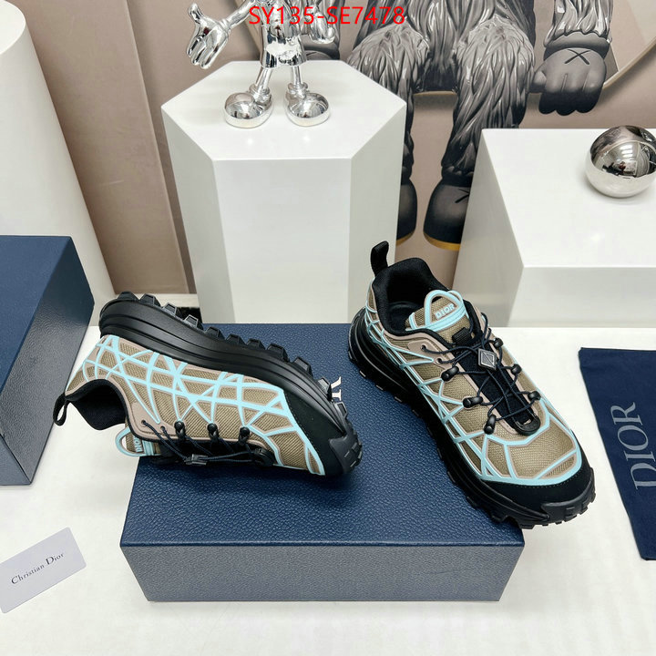 Women Shoes-Dior,the top ultimate knockoff ID: SE7478,$: 135USD