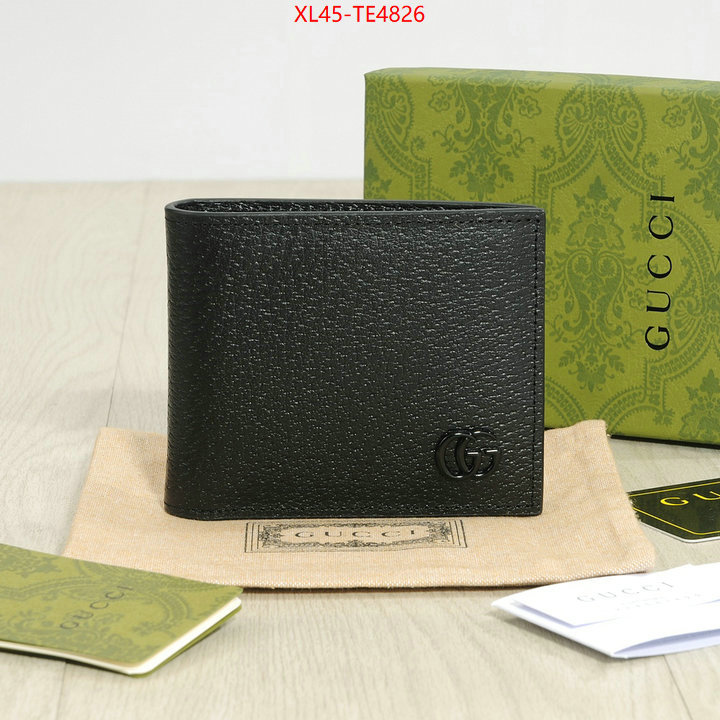 Gucci Bags(4A)-Wallet-,wholesale designer shop ID: TE4826,$: 45USD