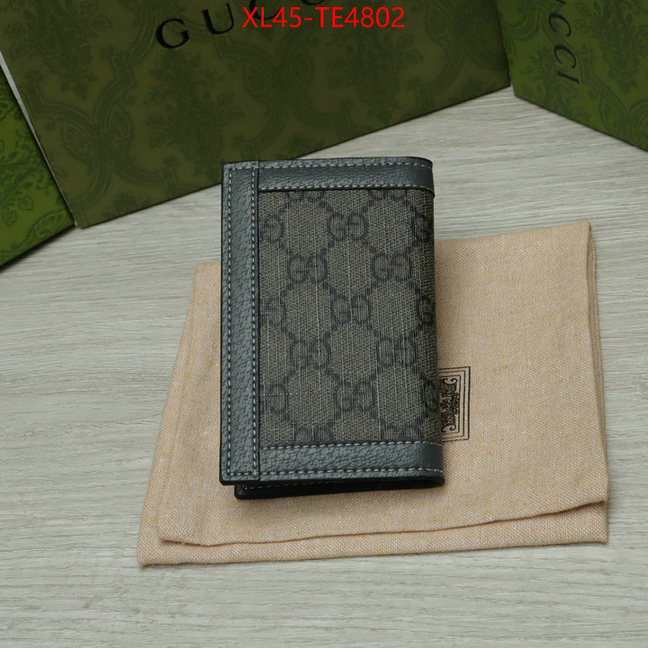 Gucci Bags(4A)-Wallet-,counter quality ID: TE4802,$: 45USD