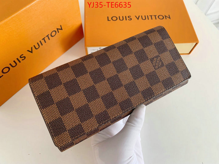 LV Bags(4A)-Wallet,perfect ID: TE6635,$: 35USD