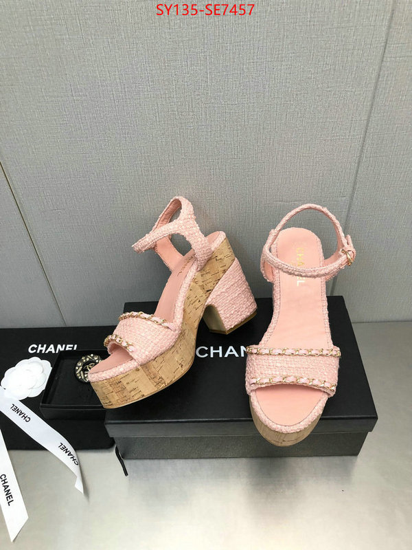 Women Shoes-Chanel,designer 1:1 replica ID: SE7457,$: 135USD