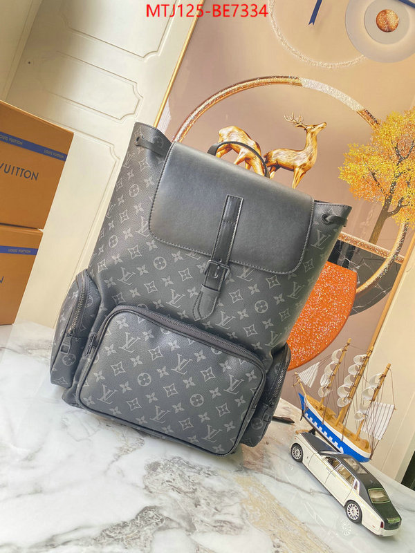 LV Bags(4A)-Backpack-,where to buy ID: BE7334,$: 125USD