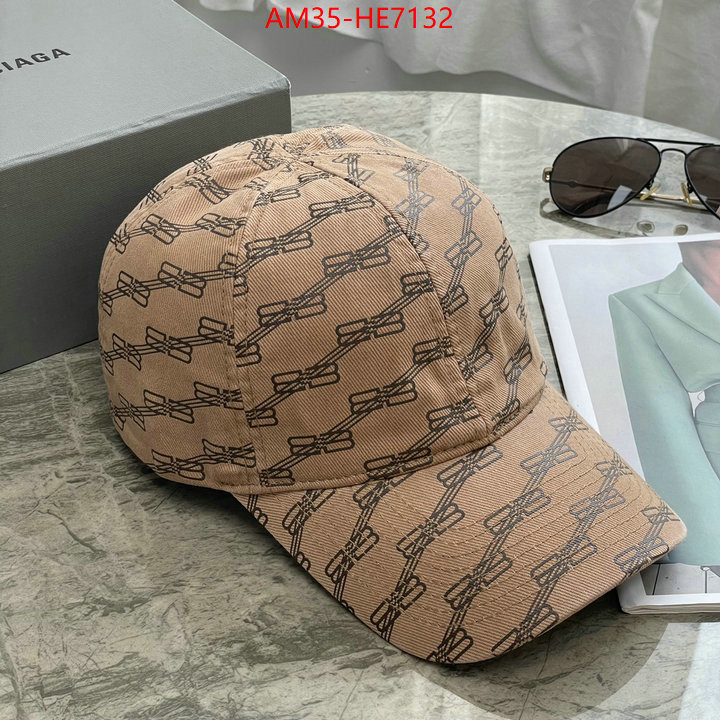 Cap (Hat)-Balenciaga,perfect quality ID: HE7132,$: 35USD