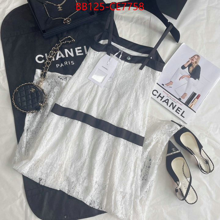 Clothing-Chanel,designer high replica ID: CE7758,$: 125USD