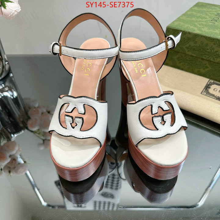 Women Shoes-Gucci,aaaaa replica designer ID: SE7375,$: 145USD