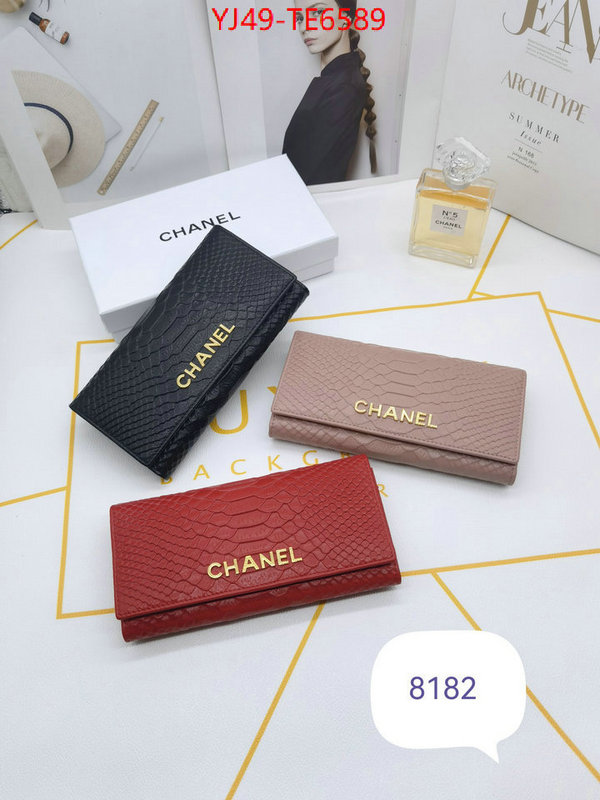 Chanel Bags(4A)-Wallet-,replica wholesale ID: TE6589,$: 49USD