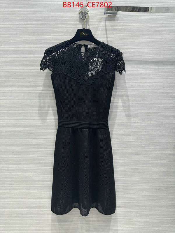 Clothing-Dior,top perfect fake ID: CE7802,$: 145USD