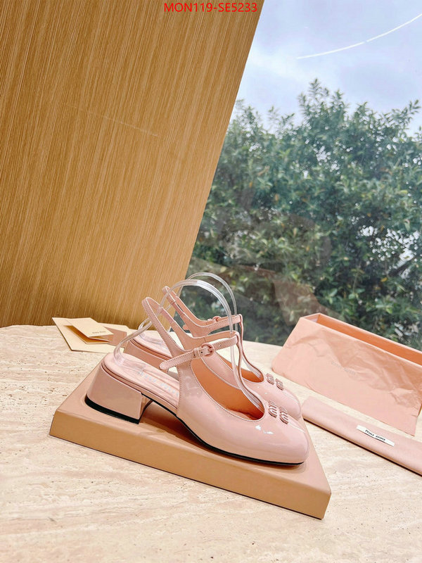 Women Shoes-Miu Miu,luxury cheap ID: SE5233,$: 119USD