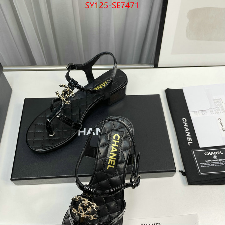 Women Shoes-Chanel,top fake designer ID: SE7471,$: 125USD