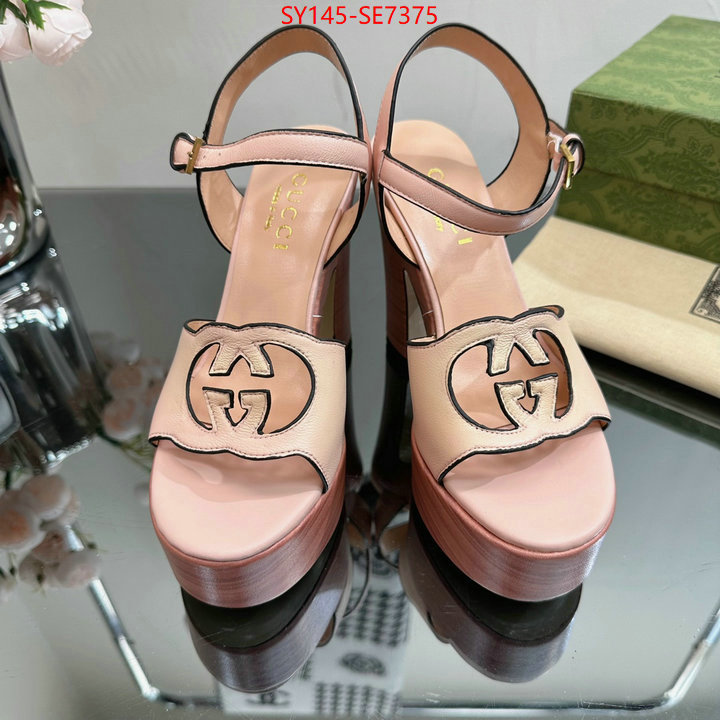 Women Shoes-Gucci,aaaaa replica designer ID: SE7375,$: 145USD