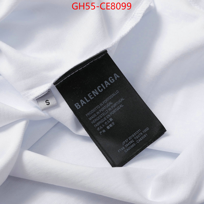 Clothing-Balenciaga,high quality designer replica ID: CE8099,$: 55USD