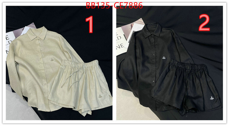 Clothing-Vivienne Westwood,brand designer replica ID: CE7886,$: 135USD