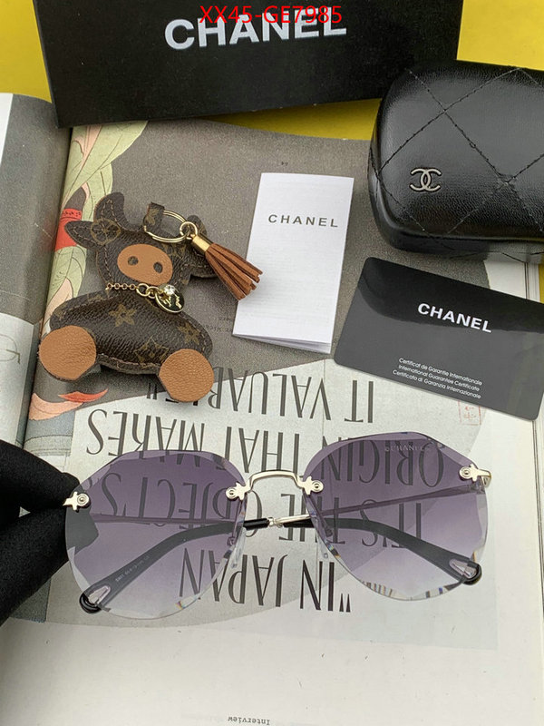 Glasses-Chanel,high quality happy copy ID: GE7985,$: 45USD