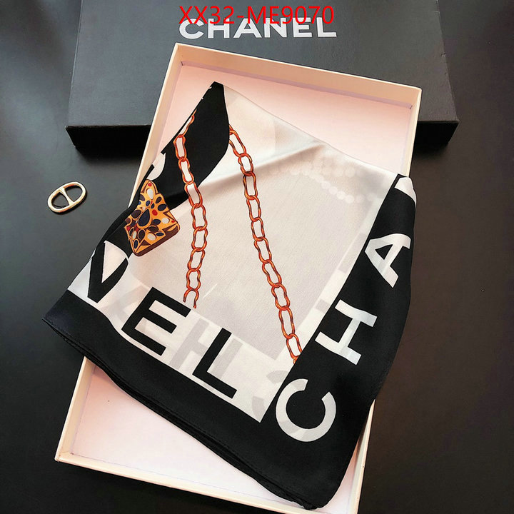 Scarf-Chanel,replica 1:1 high quality ID: ME9070,$: 32USD