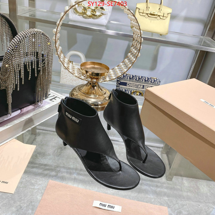 Women Shoes-Miu Miu,buy the best replica ID: SE7403,$: 129USD