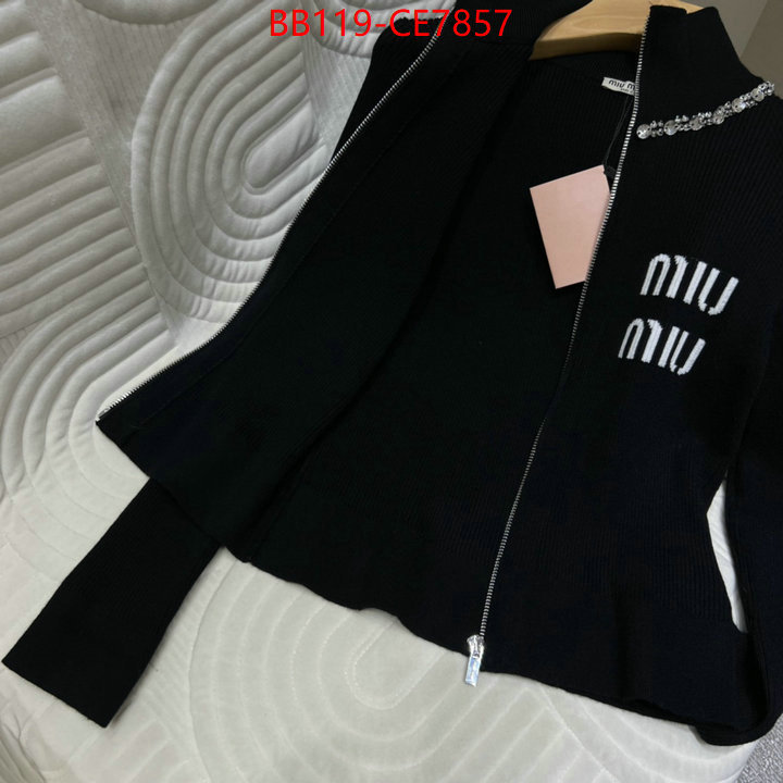 Clothing-MIU MIU,buying replica ID: CE7857,$: 119USD
